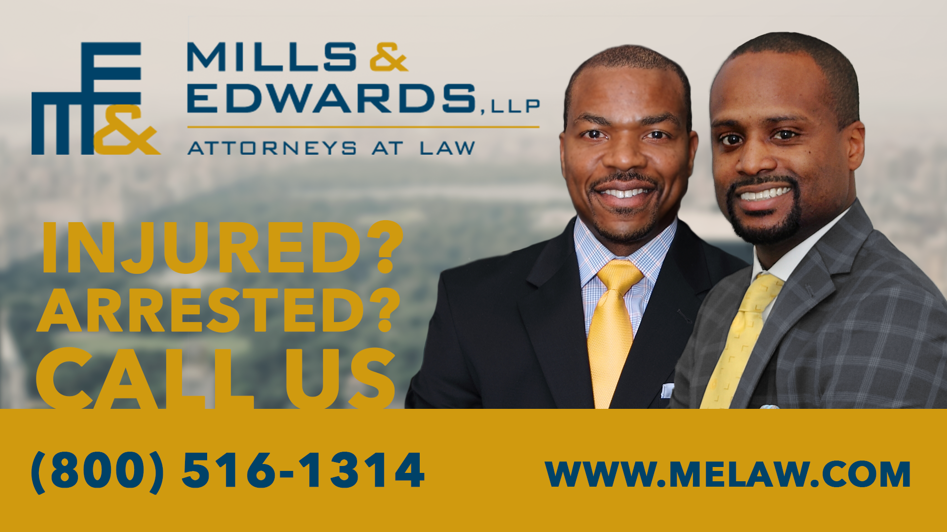 National Injury Law Firm New York, PA Donte Mills Lennon Edwards