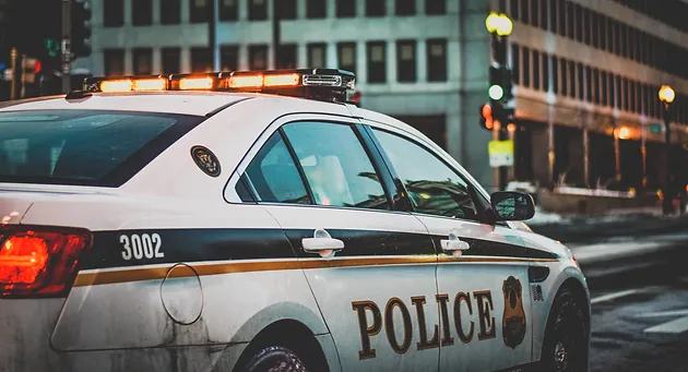 Asian police car commit Asian police car