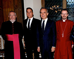 Westminster Abbey (Cheyneygates), Reception to celebrate the legal status of the CofE in Italy