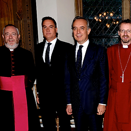 Westminster Abbey (Cheyneygates), Reception to celebrate the legal status of the CofE in Italy