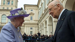 H.M. Elizabeth II, Queen of the United Kingdom, visits President Giorgio Napolitano