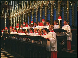 Westminster Abbey (Quire), Evensong to celebrate the legal recognition of the CofE in Italy