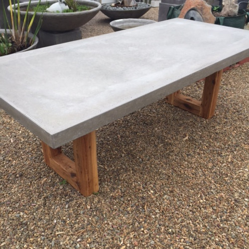 Concrete Timber Dining Table Concrete Timber Dining Table