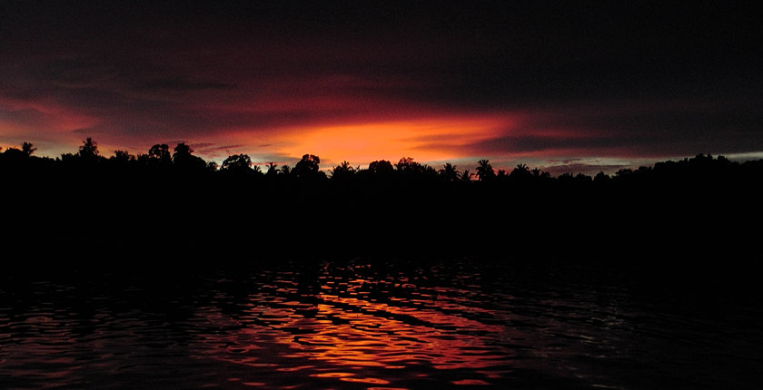 SUNRISE BLACK AND ORANGE