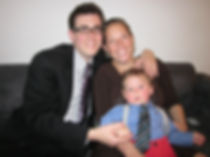 The Conecker Family all dressed up and ready to party