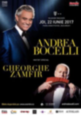 Gheorghe Zamfir and Andrea Bocelli in duet