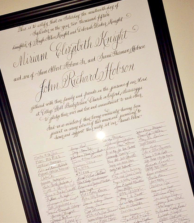 Miriam John S Quaker Wedding Certificate
