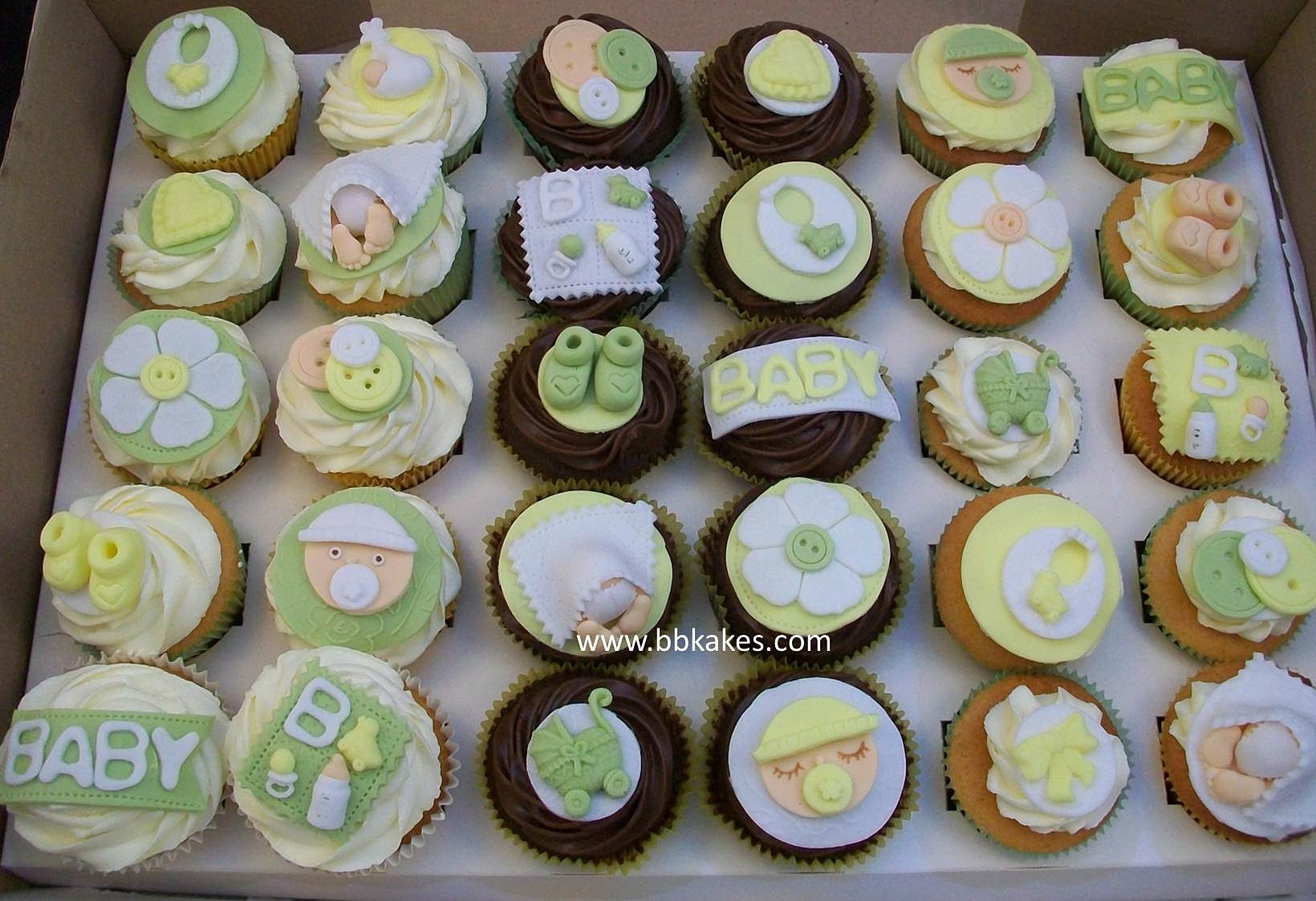 Unisex Baby Shower Cupcakes Mix