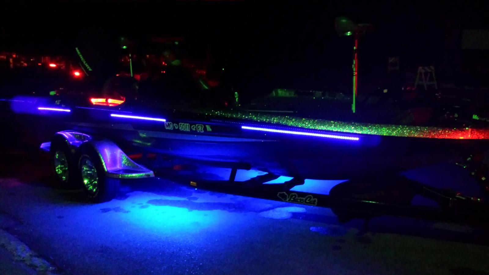 Bass Boat Bass Boat Black Lights