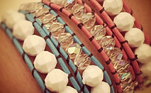 Double Beaded Wrap Bracelet