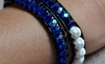 Double Beaded Wrap Bracelet