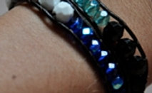 Double Beaded Wrap Bracelet