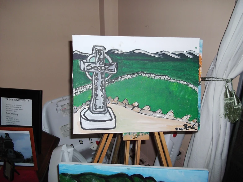 Celtic Cross In Conemorra Ireland Celtic Crosses Paint The