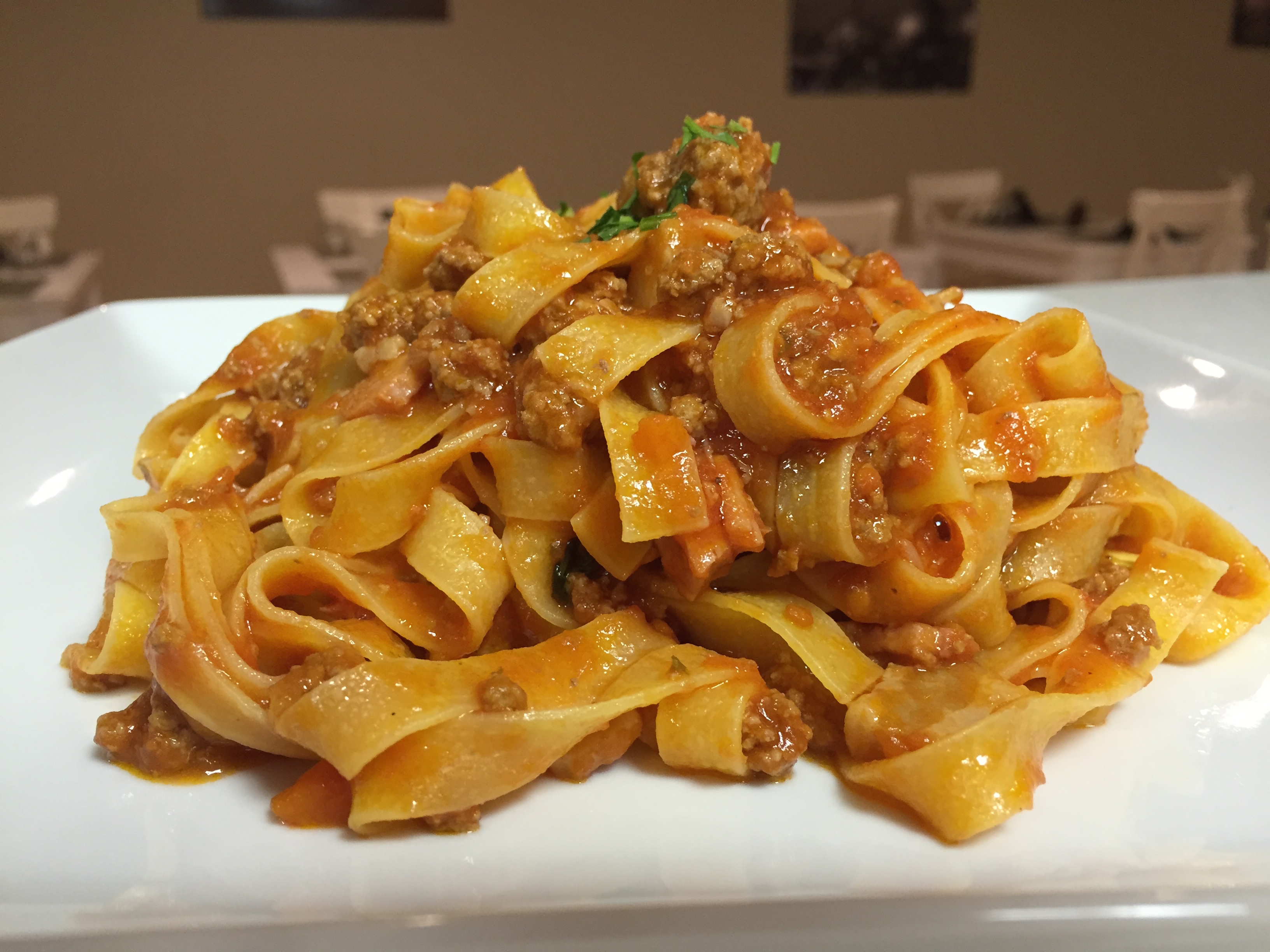 Restaurant Pasta Bolognese