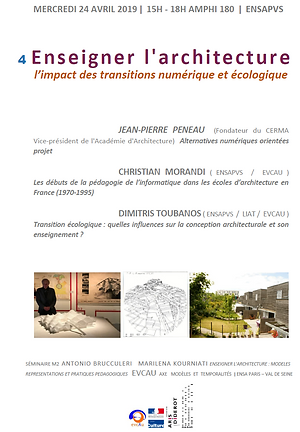 Enseigner L Architecture 4 L Impact Des Transitions Numerique