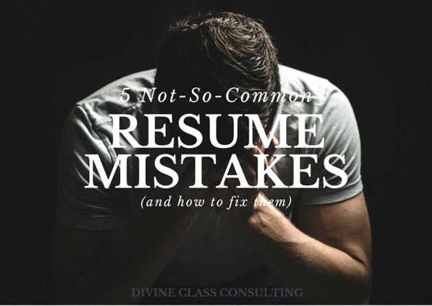 common resume mistakes