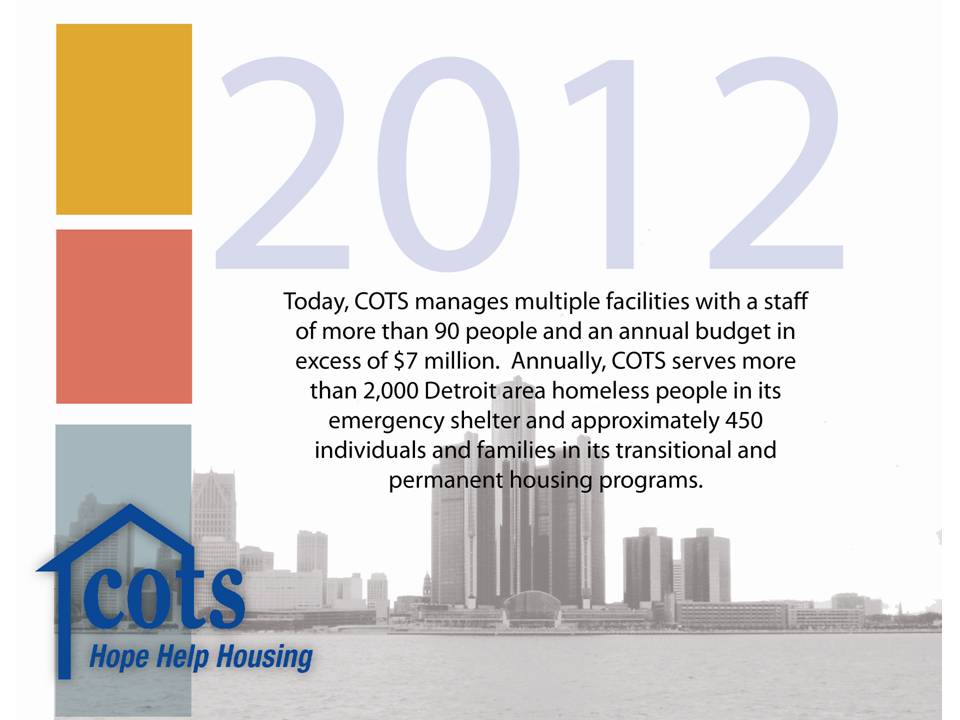 About COTS cotsdetroit2015