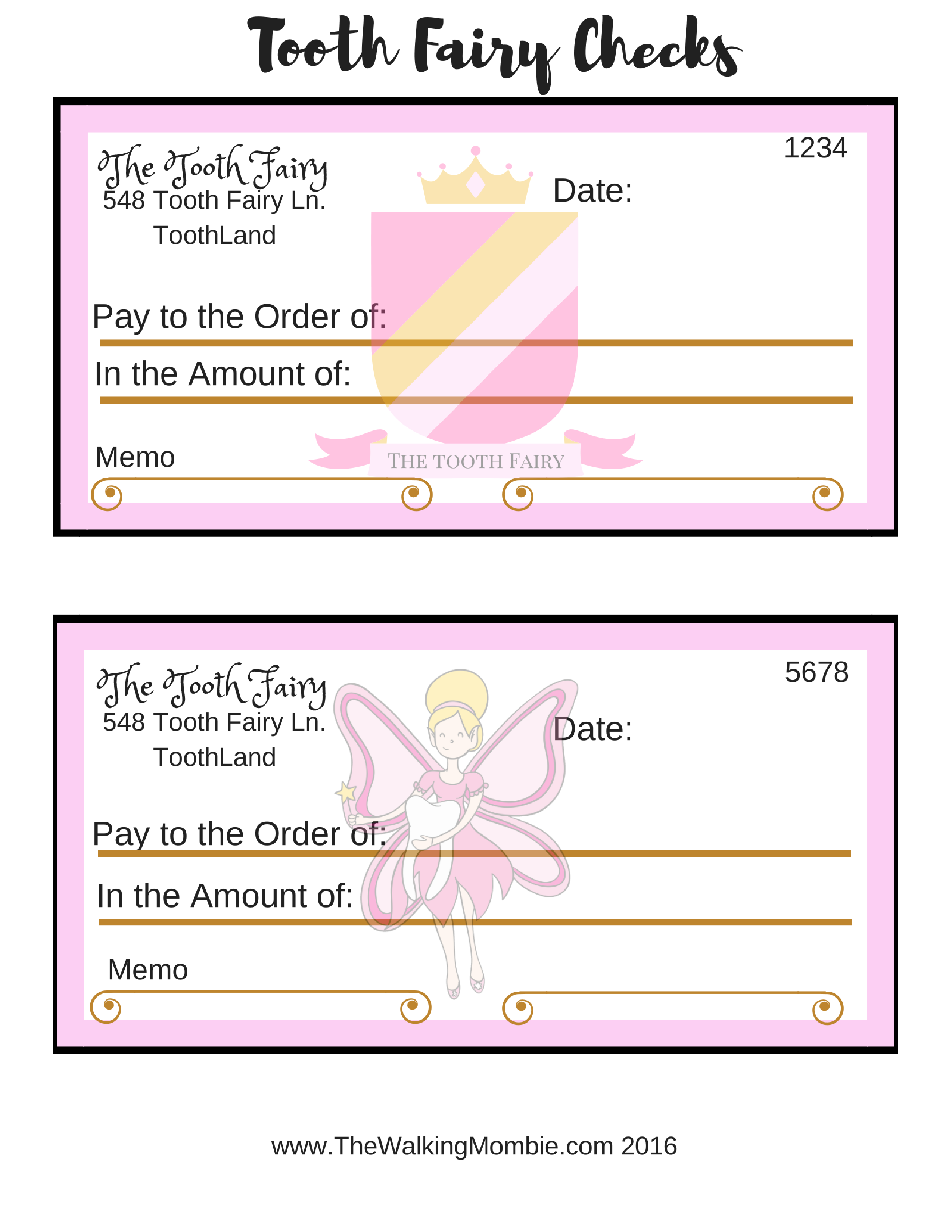 Tooth Fairy Adorable Free Printable s 