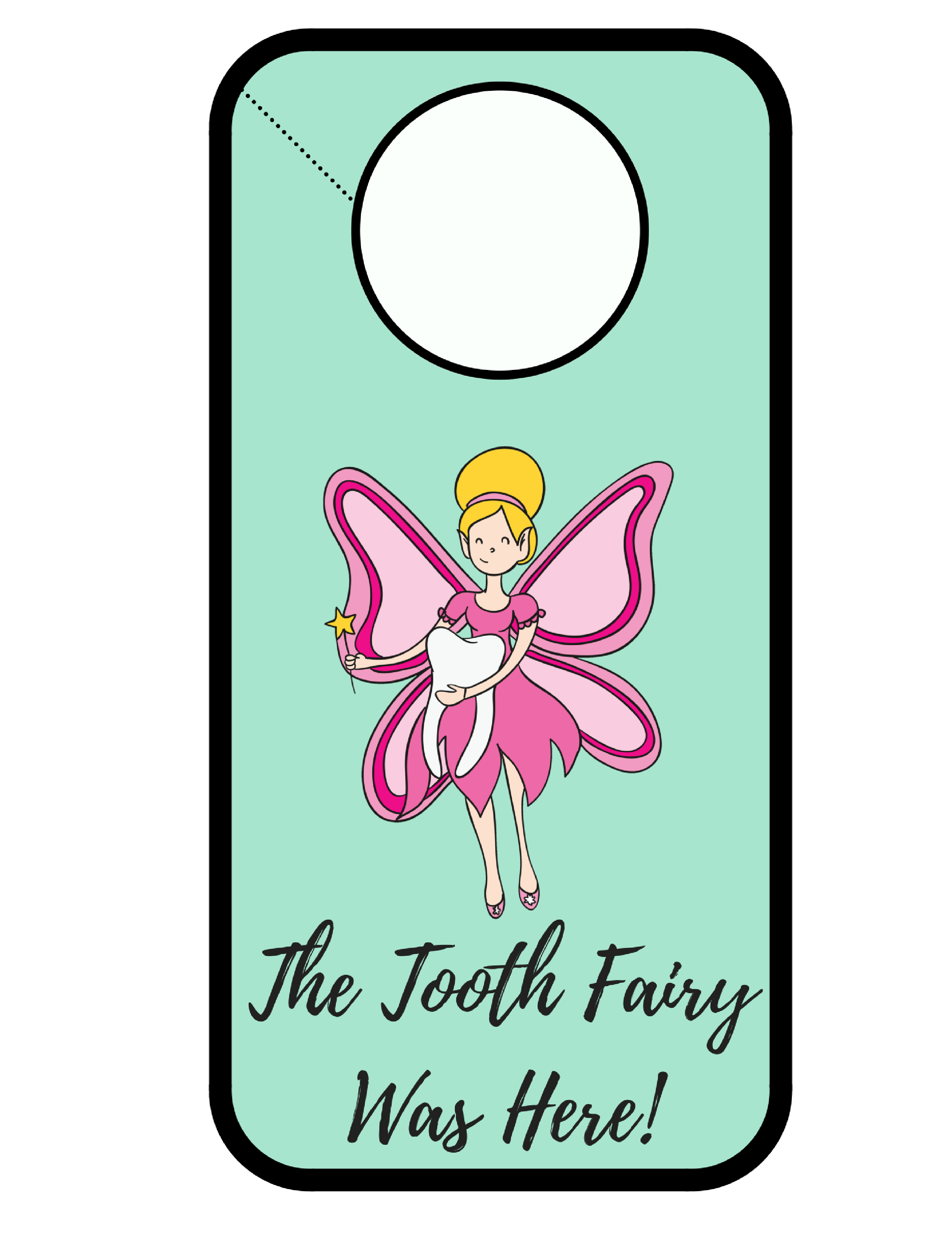 Tooth Fairy-Adorable Free Printable's!