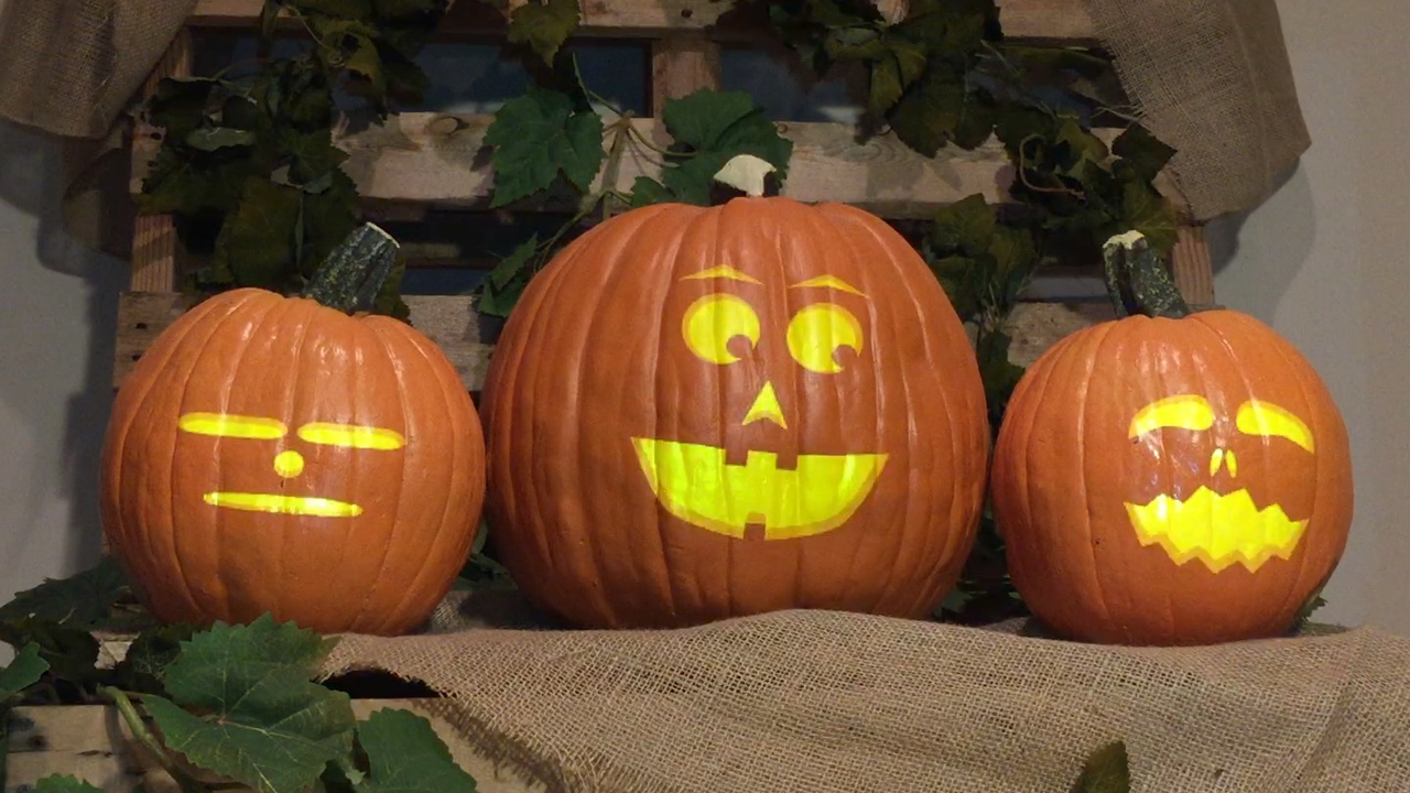 The singing pumpkin halloween animations and effects