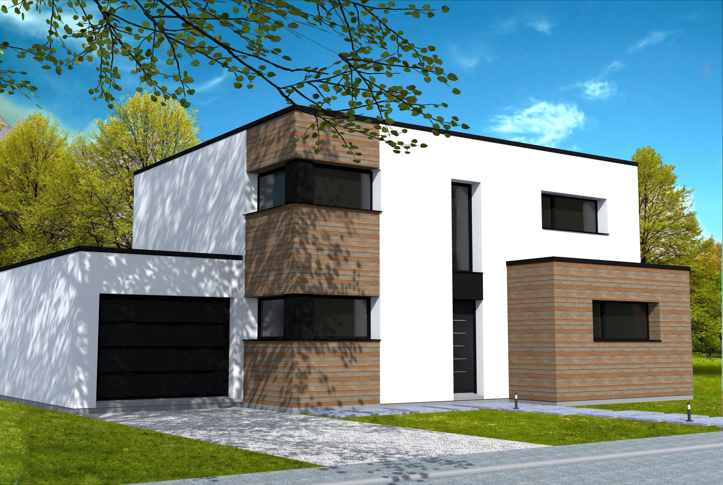 Plan de maison yohann baheux maître d'oeuvre nord pas de calais