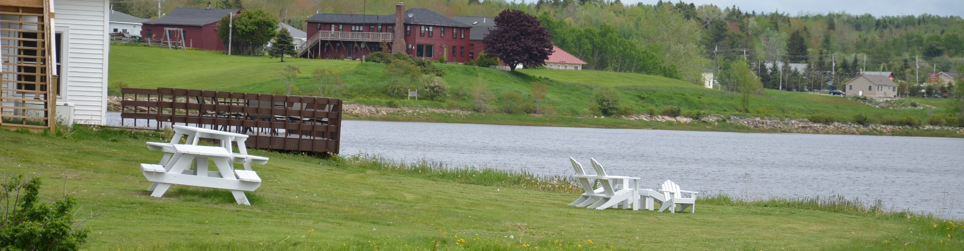 Machias River Inn Hotel In Maine View Of Schop Farm
