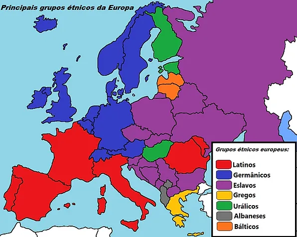 Resultado de imagem para etnias europeias