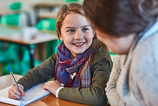 Girl with Teacher