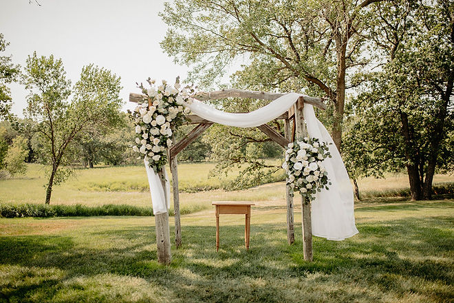 Outdoor Wedding Altar