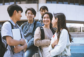 Group Of School Friends Talking Together