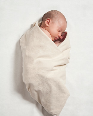 Baby Wrapped in Blanket