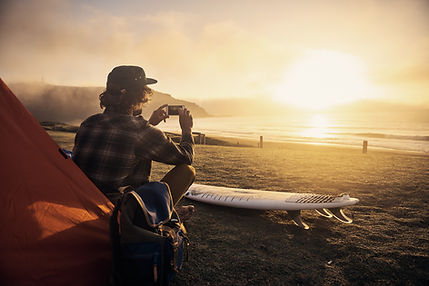 Acampar na praia