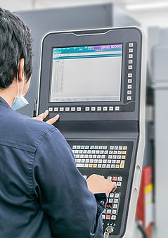 Individual testing AI chpset devices after mass production and sorting.