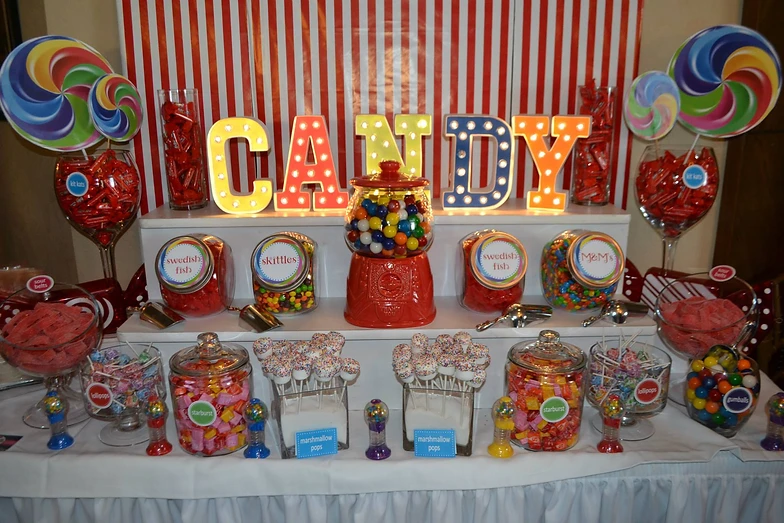birthday candy bar