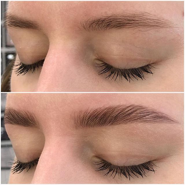 Долговременная Укладка Бровей Фото До И После — Картинки фотографии