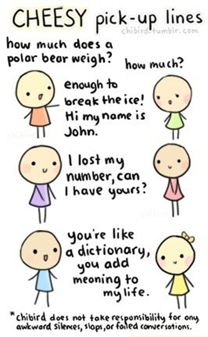 Grappig pick up lines