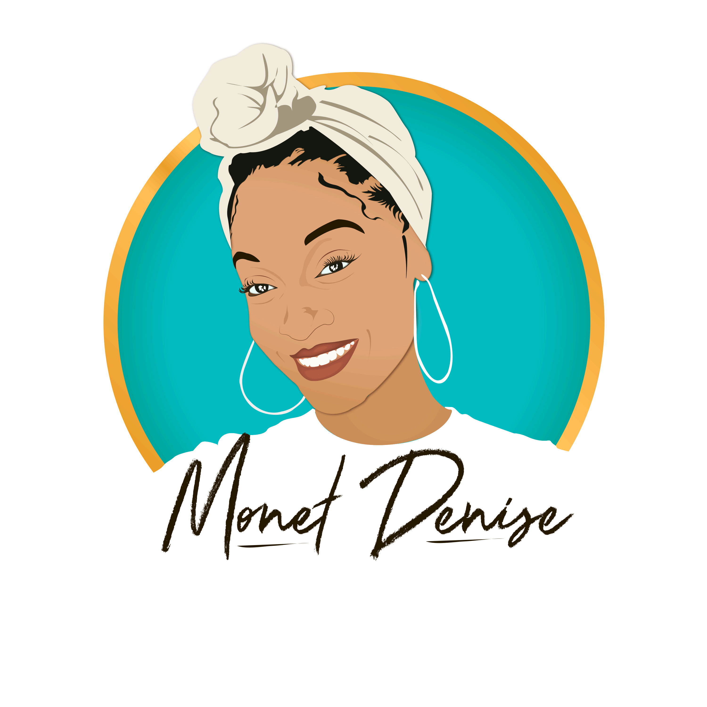 monet denise, gif animation, illustration