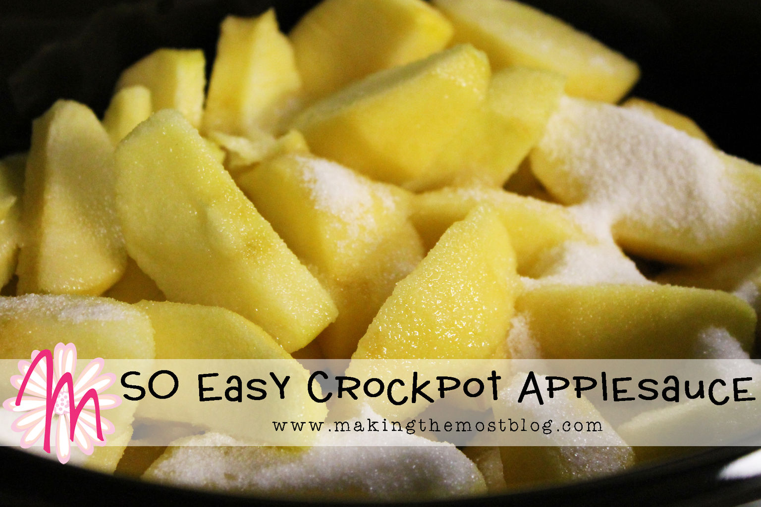 SO Easy Crockpot Applesauce | Making the Most Blog