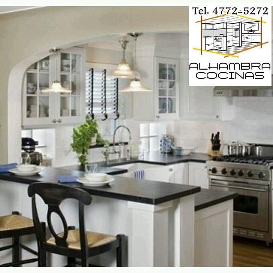 Alhambra fabrica de muebles desayunadores diarios barras a medida Cocina con desayunador y bar