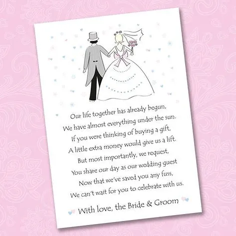 The Etiquette Of Asking For Cash Wedding Gifts