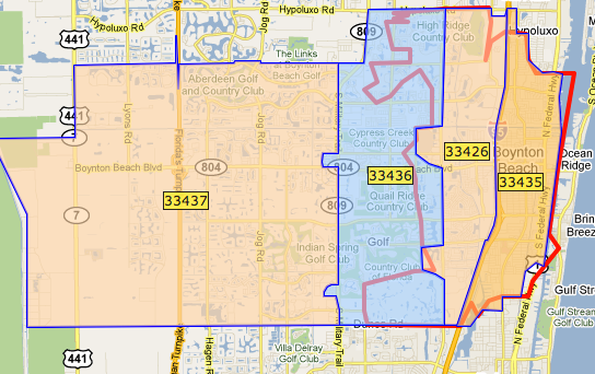 Zip code for delray beach fl