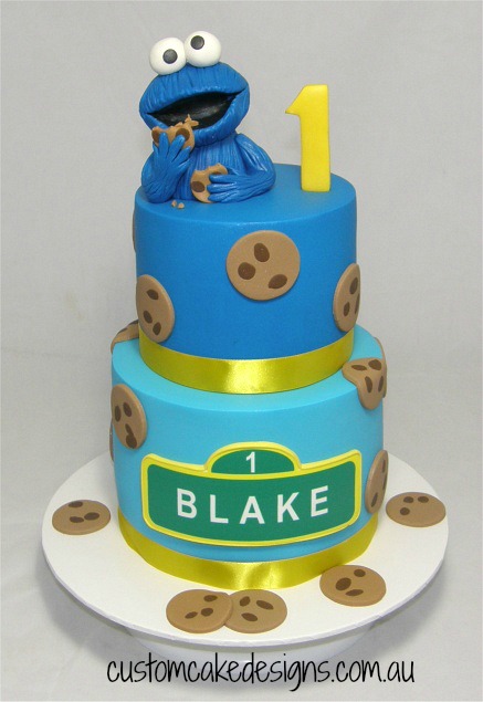 Cookie Monster Cookie Cake Cookie Monster Cookie Cake