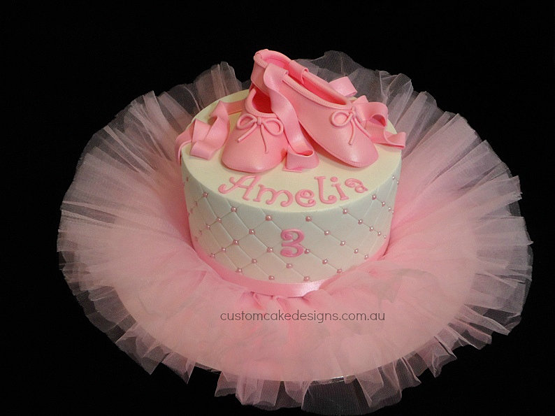 Custom Cake Designs Cake Decorator Perth Ballet Slippers ...