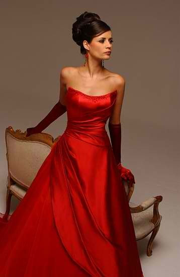 Ruby Red Wedding Dresses