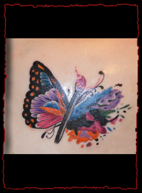 paint brush butterfly epidemic ink tattoo studio paint brush butterfly epidemic ink tattoo studio