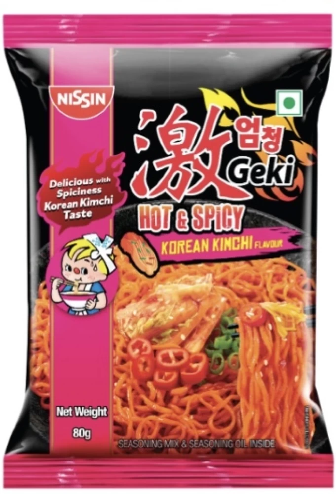 Nissin Hot Spicy Korean Kimchi Flavour Raps Store