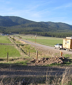 Hut 1 in transport