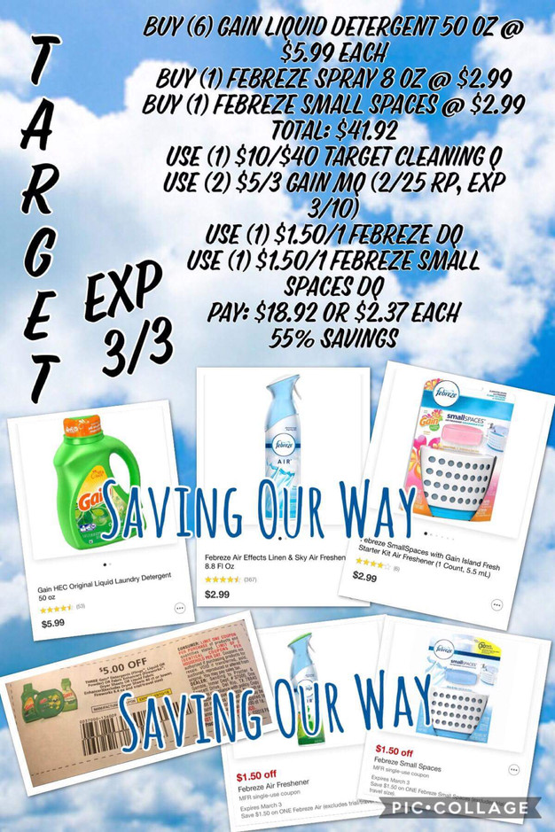 run to target and grab this gain and febreze deal dirt cheap target united states flyer