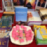 Book table in St Peter's Bookroom