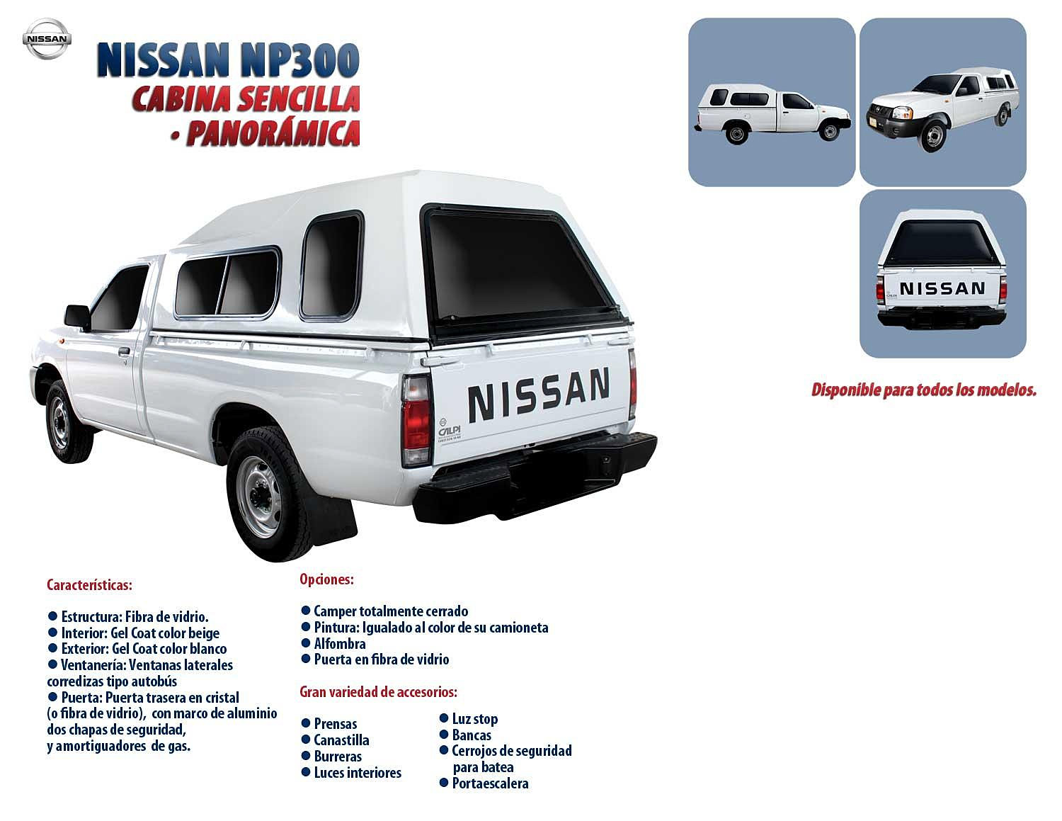 Campers para nissan pickup #9